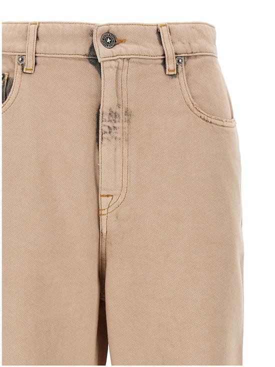 25FW 골든구스 데님 팬츠 GWP00844P0018542523525235 Pink - GOLDEN GOOSE