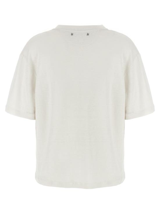 25FW 골든구스 반팔 티셔츠 GWP01874P0018911142111421 White - GOLDEN GOOSE