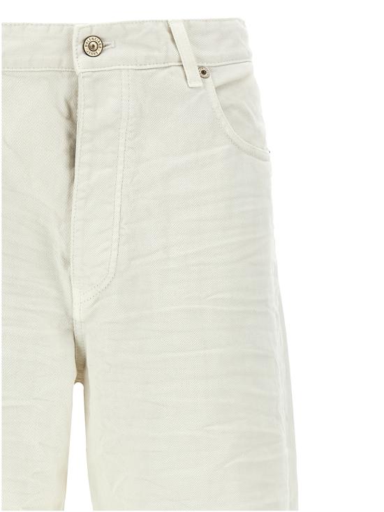 25SS 발렌시아가 데님 팬츠 786468TJW949000 White - BALENCIAGA