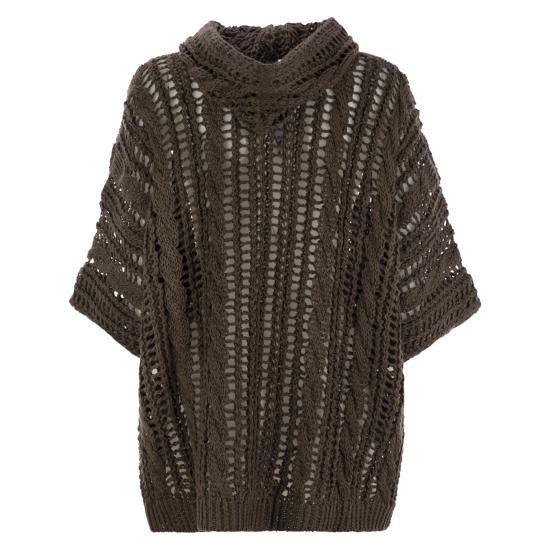 25SS 브루넬로 쿠치넬리 스웨터 M3Y351806 CHOCOLATE - BRUNELLO CUCINELLI