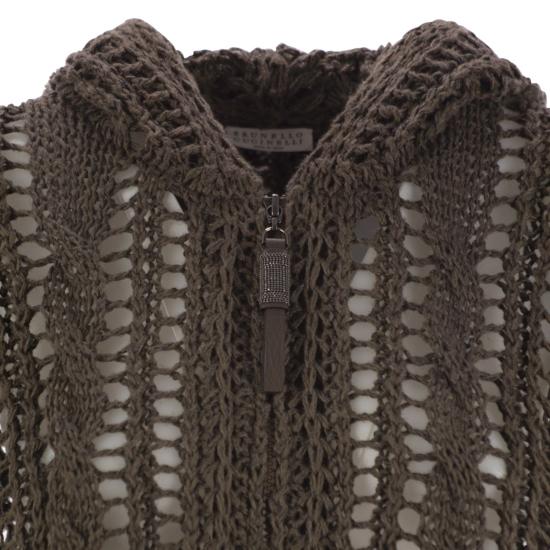 25SS 브루넬로 쿠치넬리 스웨터 M3Y351806 CHOCOLATE - BRUNELLO CUCINELLI