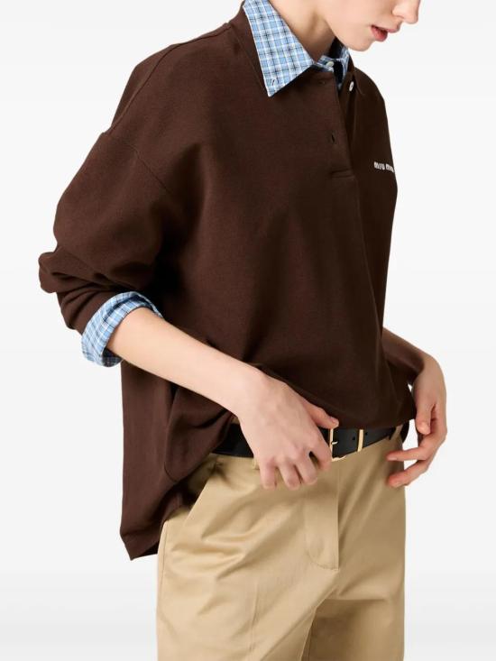  미우미우 긴팔 티셔츠 MJL019SOOO14RW - MIU MIU