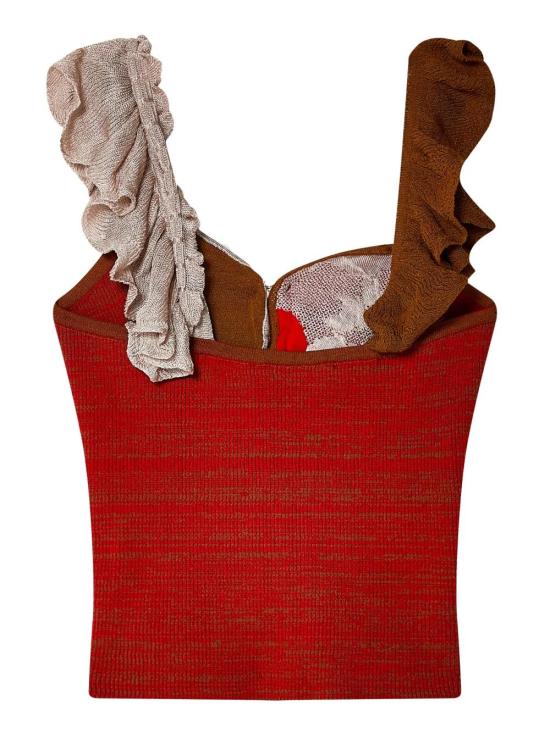  비비안웨스트우드 민소매 티셔츠 1803006BY003J red - VIVIENNE WESTWOOD