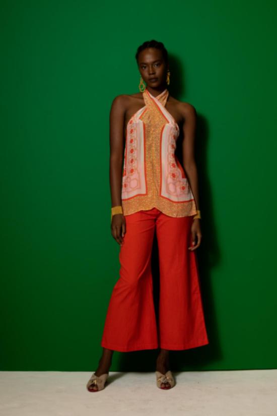  캐롤리나 케이 머플러/스카프 캐롤라이나 케이 스카프 탑 모로칸 레드