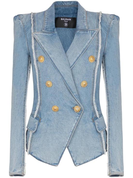  발망 데님 자켓 EF0SG220DF75