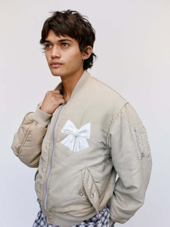  마리아노 자켓 말리아노 선번트 크림 트윌 프로테스타 봄버