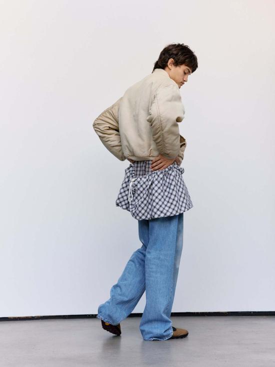  마리아노 자켓 말리아노 선번트 크림 트윌 프로테스타 봄버 - MAGLIANO