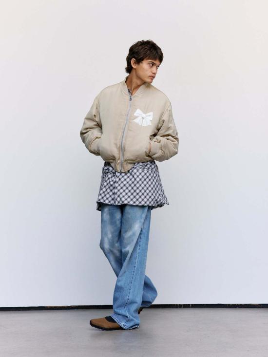  마리아노 자켓 말리아노 선번트 크림 트윌 프로테스타 봄버 - MAGLIANO