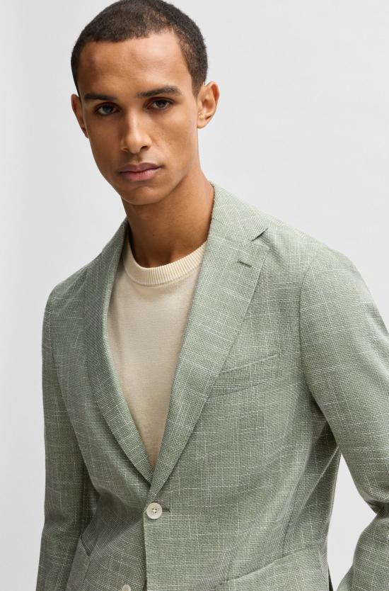 25SS 보스 수트 자켓 50540742 10271168 01 311 Medium green - BOSS