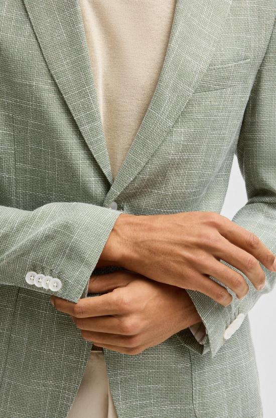 25SS 보스 수트 자켓 50540742 10271168 01 311 Medium green - BOSS