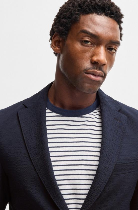 25SS 보스 수트 자켓 50540784 10271182 01 404 Blue - BOSS