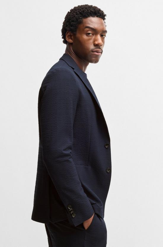 25SS 보스 수트 자켓 50540784 10271182 01 404 Blue - BOSS