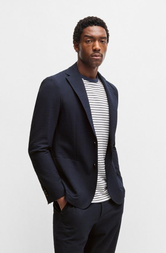 25SS 보스 수트 자켓 50540784 10271182 01 404 Blue - BOSS