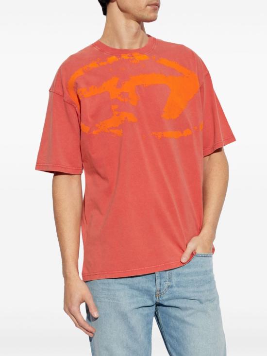 25SS 디젤 반팔 티셔츠 A16911 0TKAB 42A 42a - DIESEL