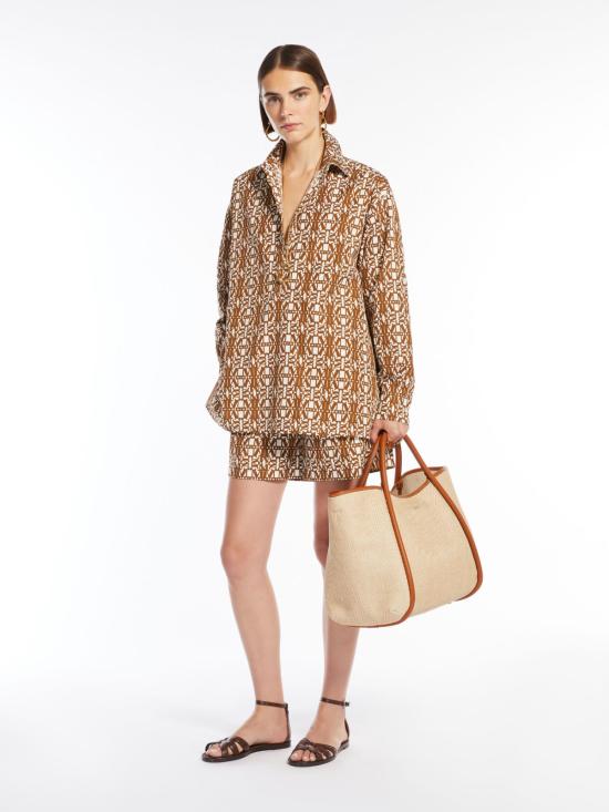 25SS 막스마라 숏팬츠 2511141032600 003 Brown - MAX MARA