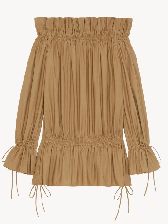 25SS 생로랑 숏 원피스 820966Y3K75 2560 Beige - SAINT LAURENT