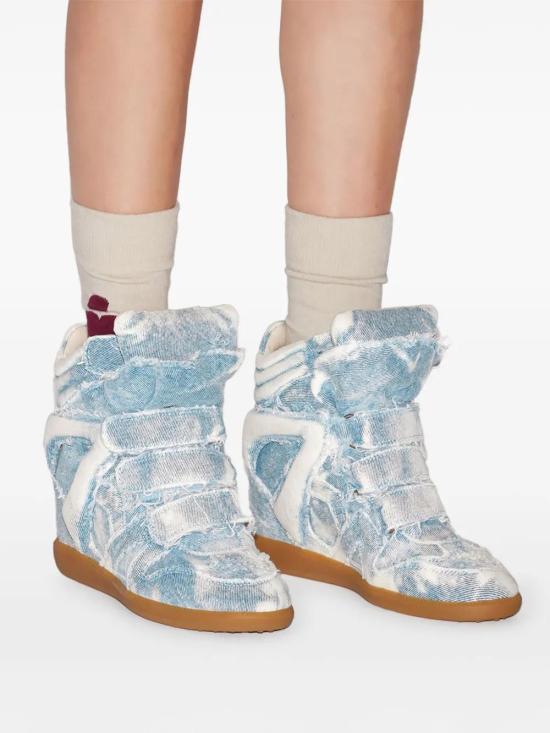 이자벨마랑 스니커즈 BK0010FAC1E01S blue - ISABEL MARANT