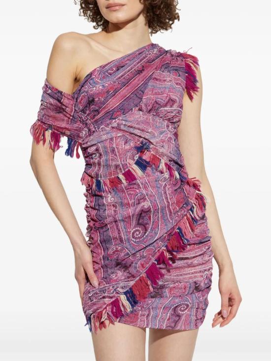  이자벨마랑 숏 원피스 RO0786FAC2J06I pink - ISABEL MARANT