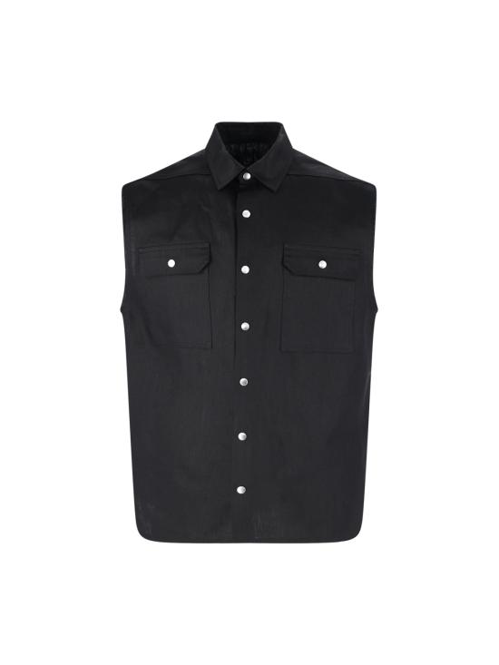 25SS 릭 오웬스 긴팔 셔츠 RR01E5708 TWL 09 Black