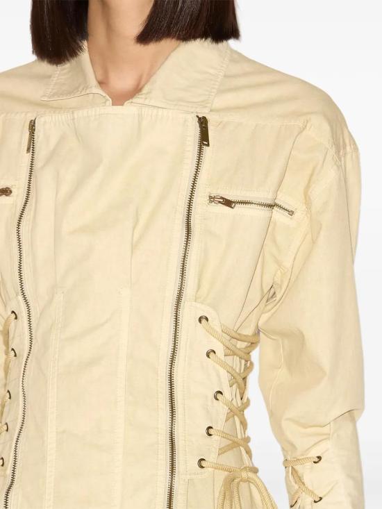  이자벨마랑 미디 원피스 RO0754FAC2G03I beige - ISABEL MARANT