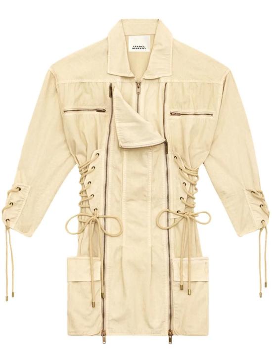  이자벨마랑 미디 원피스 RO0754FAC2G03I beige