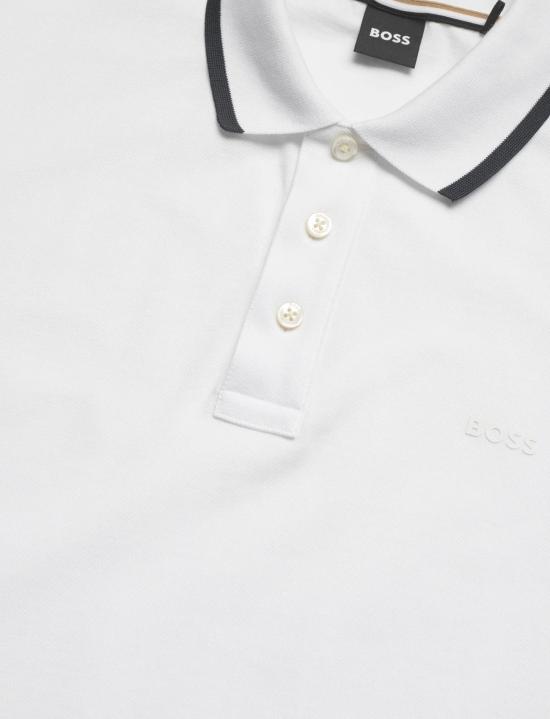 25SS 보스 폴로 티셔츠 50494697 10241531 01 101 Beige - BOSS