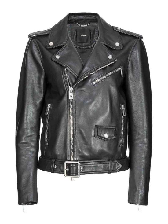  핑코 바이커 자켓 COSTARICA103897A21LZ99 Black