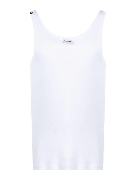  돌체앤가바나 민소매 티셔츠 M8C19JONN96W0800 White