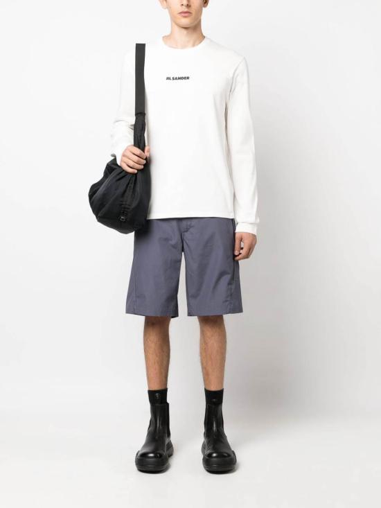 25FW 질샌더 긴팔 티셔츠 J47GC0116J20103102 White - JIL SANDER