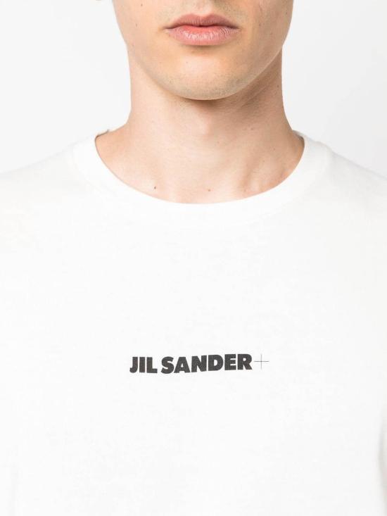 25FW 질샌더 긴팔 티셔츠 J47GC0116J20103102 White - JIL SANDER