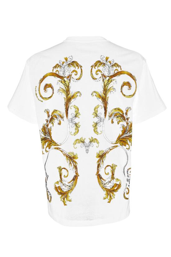 25SS 베르사체 반팔 티셔츠 78GAH6RB JS462G03 White - VERSACE