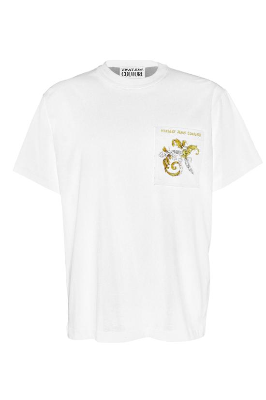 25SS 베르사체 반팔 티셔츠 78GAH6RB JS462G03 White