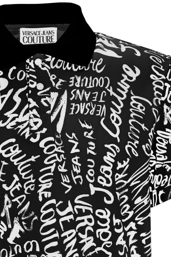 25SS 베르사체 폴로 티셔츠 78GAG6R0 JS459L01 Black - VERSACE