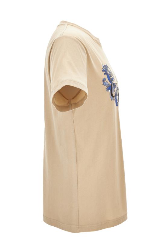 25SS 베르사체 반팔 티셔츠 78GAHC05 CJ01C727 Brown - VERSACE