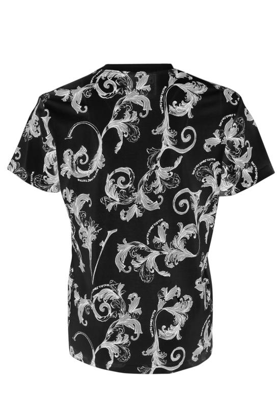 25SS 베르사체 반팔 티셔츠 78GAH6S0 JS458899 Black - VERSACE