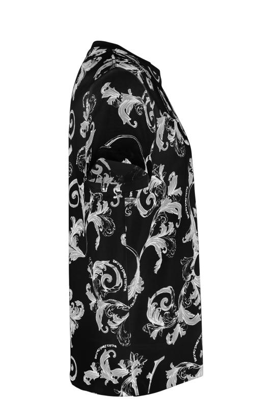 25SS 베르사체 반팔 티셔츠 78GAH6S0 JS458899 Black - VERSACE