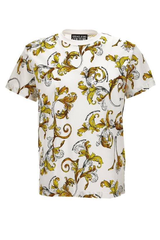 25SS 베르사체 반팔 티셔츠 78GAH6S0 JS458G03 White