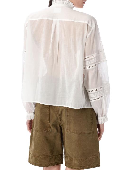 25SS 이자벨마랑에뚜왈 긴팔 티셔츠 CH0201FAC1J15E 20WH Bianco - ISABEL MARANT ETOILE