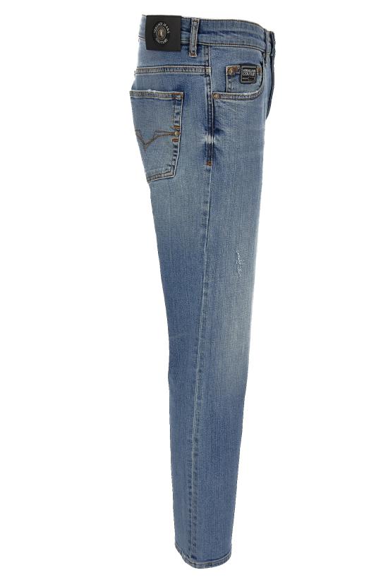 25SS 베르사체 스트레이트 팬츠 78GAB5S0 CDWA8904 Blue - VERSACE