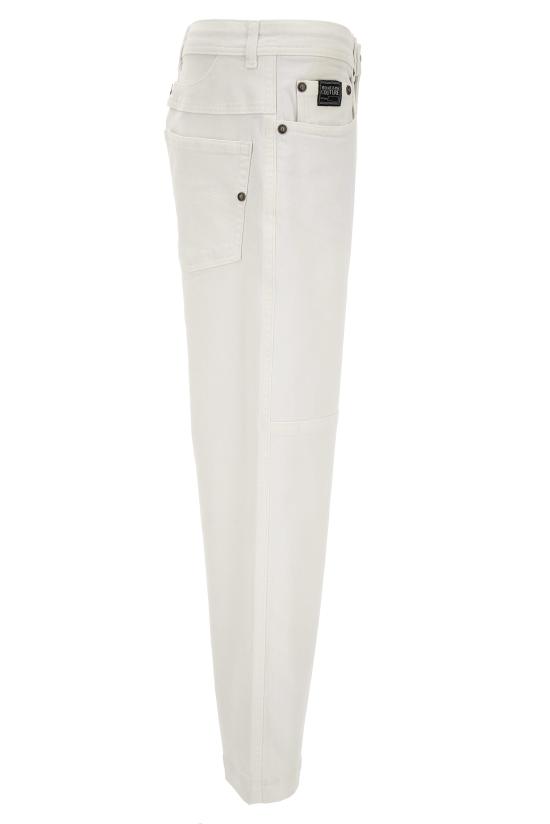 25SS 베르사체 스트레이트 팬츠 78GAB502 CEWR1003 White - VERSACE