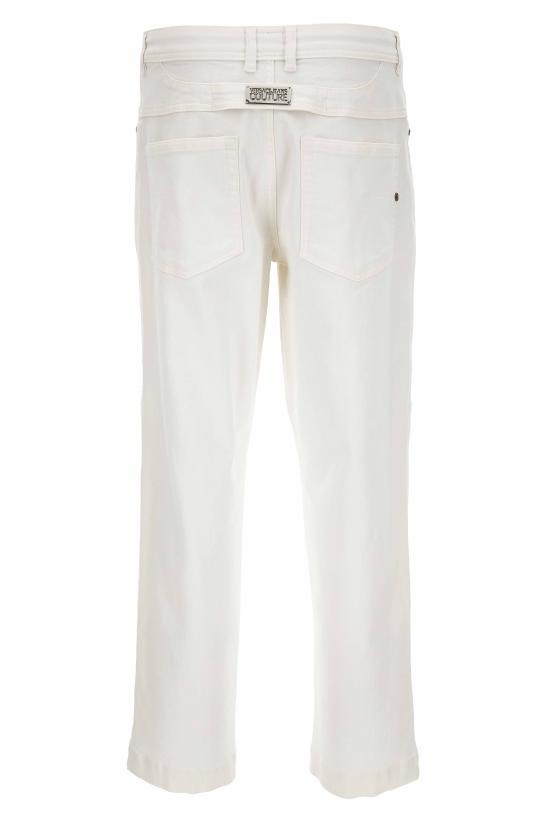 25SS 베르사체 스트레이트 팬츠 78GAB502 CEWR1003 White - VERSACE