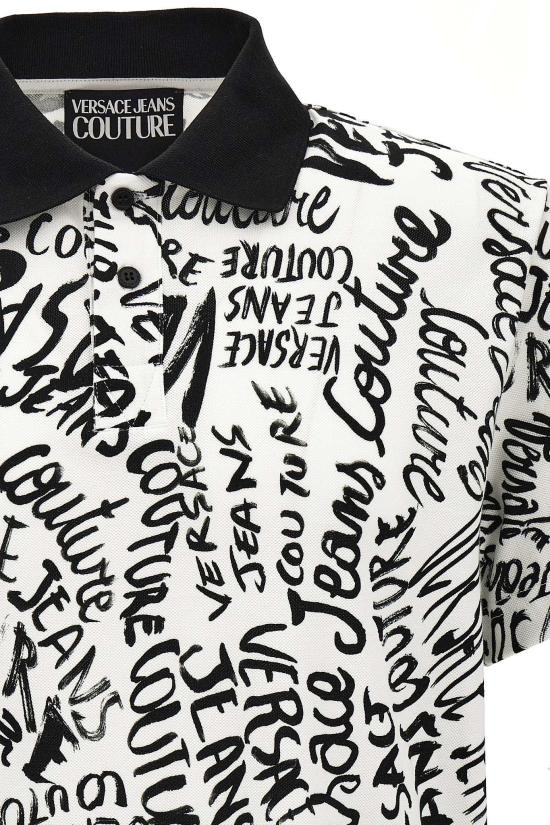 25SS 베르사체 폴로 티셔츠 78GAG6R0 JS459L02 White - VERSACE