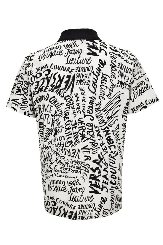 25SS 베르사체 폴로 티셔츠 78GAG6R0 JS459L02 White - VERSACE