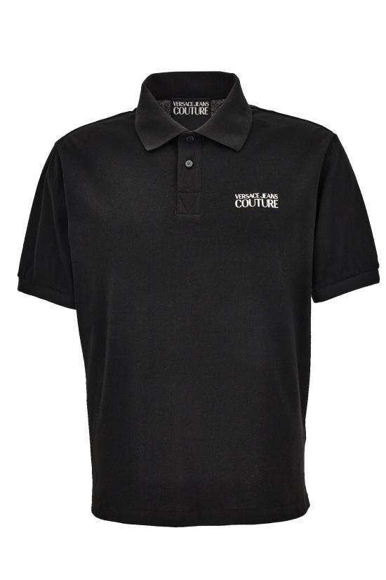 25SS 베르사체 폴로 티셔츠 78GAG623 J0003899 Black