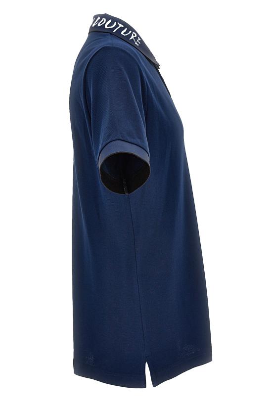 25SS 베르사체 폴로 티셔츠 78GAGT05 CJ01T283 Blue - VERSACE