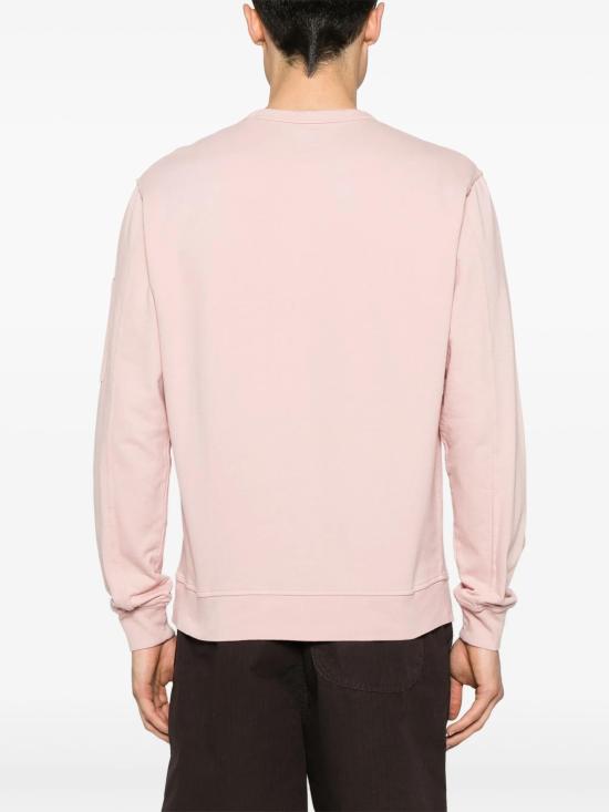 25SS 씨피 컴퍼니 레귤러 핏 코튼 스웨트셔츠  18CMSS019A002246G520 MISTY ROSE DOM - C.P. COMPANY