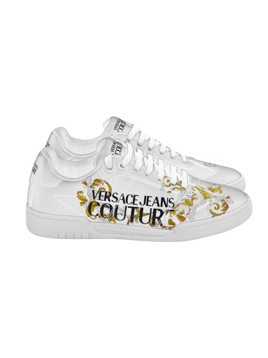 26FW 베르사체 스니커즈 78YA3SD1 ZPB17 G03 WHTIE GOLD DOM - VERSACE