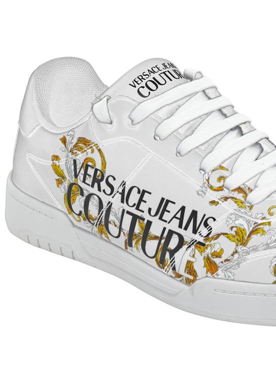 26FW 베르사체 스니커즈 78YA3SD1 ZPB17 G03 WHTIE GOLD DOM - VERSACE