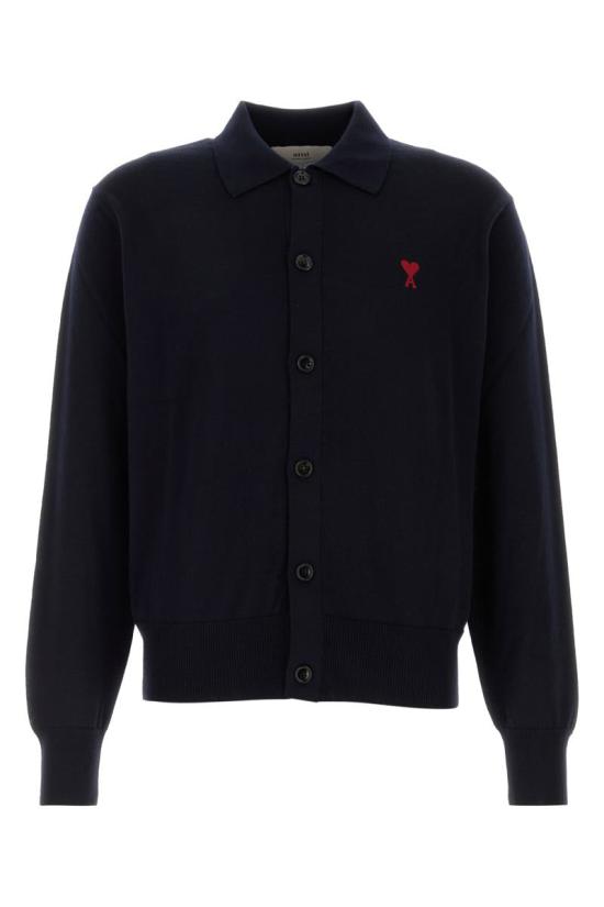 25SS 아미 가디건 HKC211KN0025430 NIGHT BLUE DOM