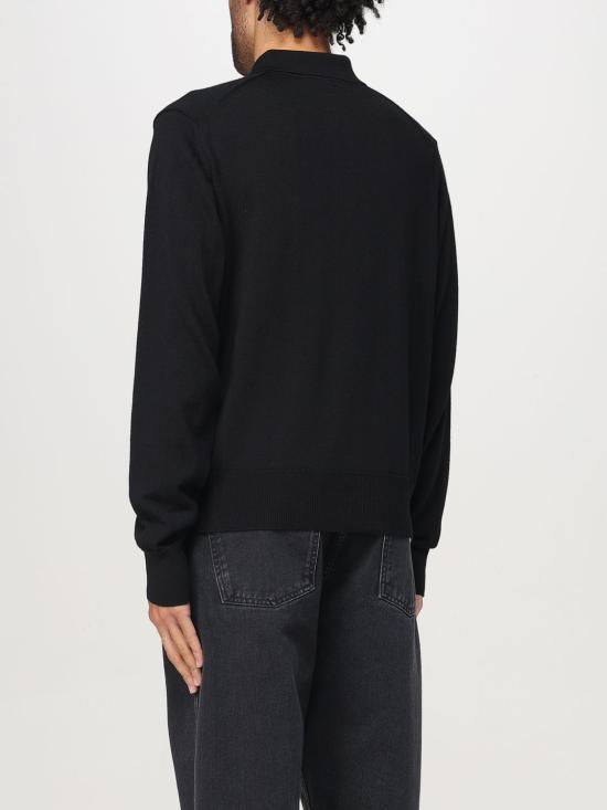 25SS 아미 가디건 HKC211KN0025001 BLACK DOM - AMI